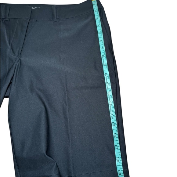 Nike Women's Golf Tournament Dri-Fit Bermuda Shorts-Black Sz 10 EUC - Picture 10 of 11